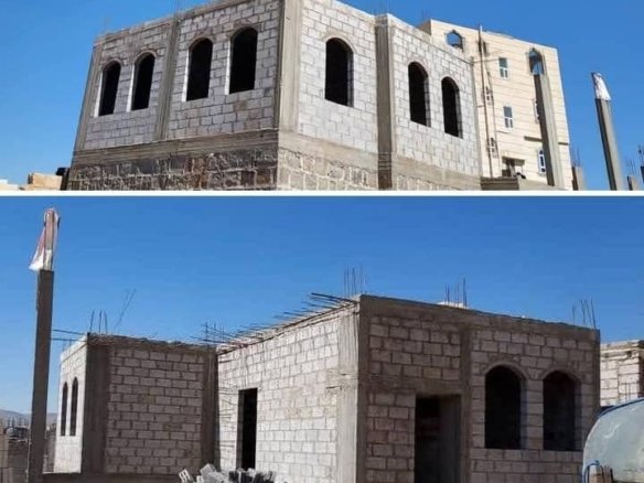 بيت مسلح هردي قواعد في الوسط – للبيع